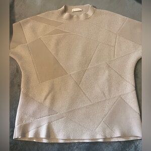 Helmut lang colorblock lined knit top asymmetrical design med ssense grunge